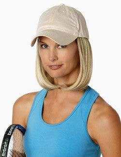 Accessories_Henry Margu_Wigs Classic Hat Beige by Henry Margu | Cotton Cap w/ Synthetic Hair