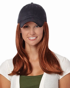 Accessories_Henry Margu_Wigs Hats with Hair Long Hat Black