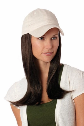 Accessories_Henry Margu_Wigs Long Hat Beige by Henry Margu | Cotton Cap w/ Synthetic Hair