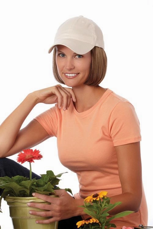 Accessories_Henry Margu_Wigs Shorty Hat Beige by Henry Margu | Cotton Cap w/ Synthetic Hair