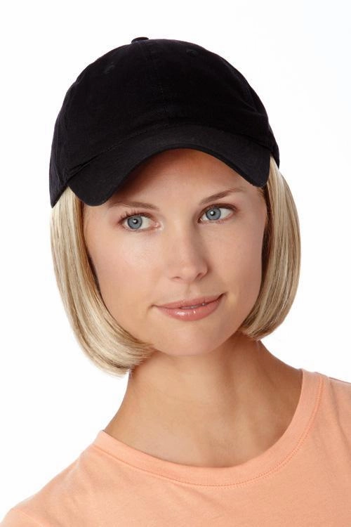 Accessories_Henry Margu_Wigs Shorty Hat Black by Henry Margu | Cotton Cap w/ Synthetic Hair | Clearance