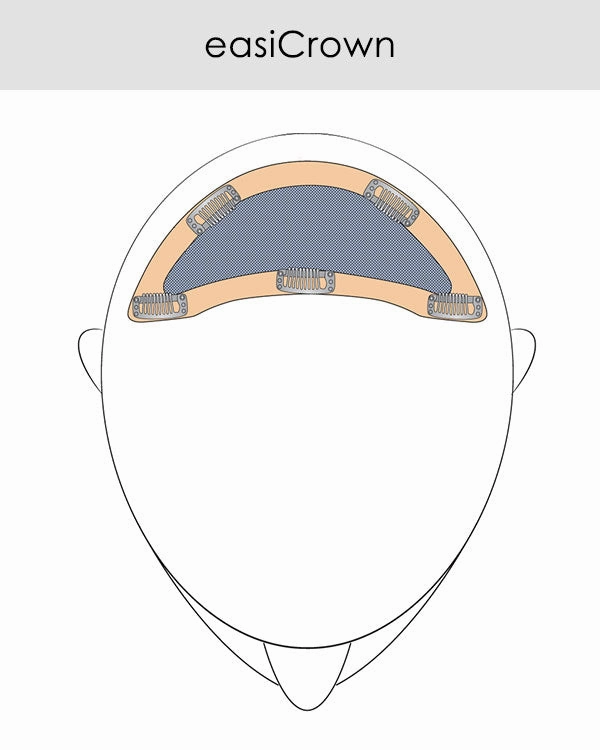 Accessories_Jon Renau_Wigs EasiCrown HH 12 inch (Exclusive) | Remy Human Hair Clip-in Crown Volumizer Topper by Jon Renau