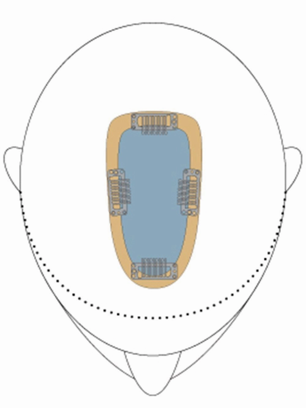 Accessories_Jon Renau_Wigs EASIPART FRENCH 12" HH