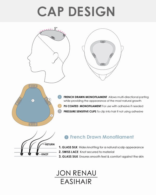 Accessories_Jon Renau_Wigs EasiPart French XL 18 inch | Monofilament Remy Human Hair Topper by Jon Renau