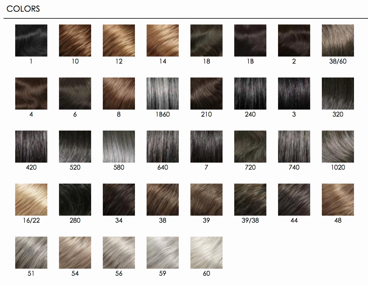 Accessories_Jon Renau_Wigs JR by Jon Renau  Mens Collection