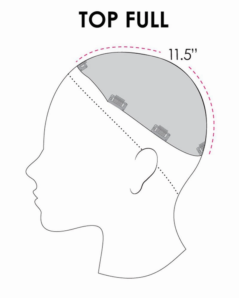 Accessories_Jon Renau_Wigs Top Full 18 inch HH (Exclusive) | Monofilament Remy Human Hair Topper by Jon Renau
