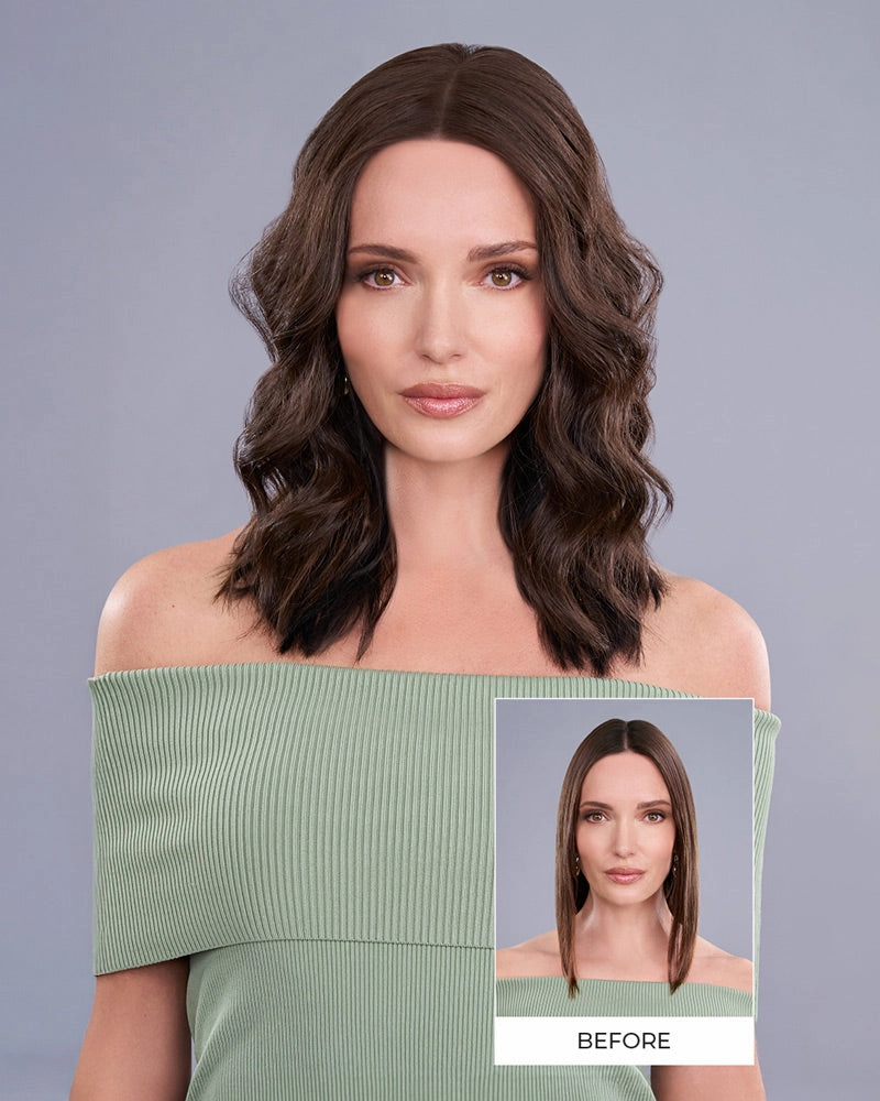 Accessories_Jon Renau_Wigs Top Trend Lace HD Wavy 14 inch (Exclusive) | Lace Front & Monofilament Synthetic Hair Topper by Jon Renau