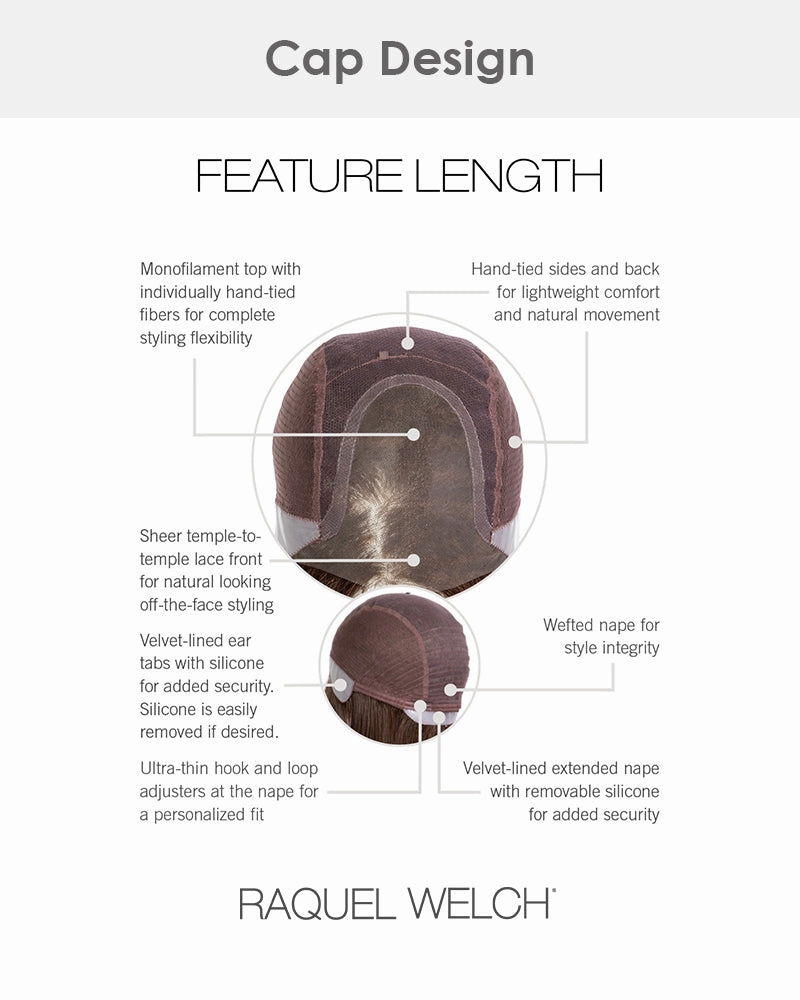 Accessories_Raquel Welch_Wigs Feature Length | Lace Front & Monofilament Top Synthetic Wig by Raquel Welch