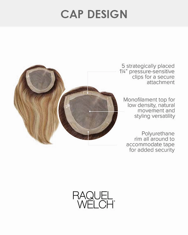 Accessories_Raquel Welch_Wigs Gilded 12 inch | Monofilament Human Hair Wiglet by Raquel Welch