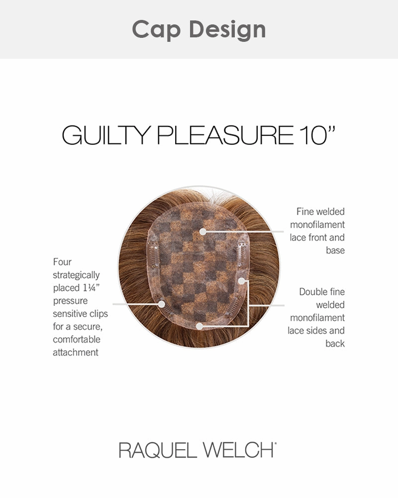 Accessories_Raquel Welch_Wigs Guilty Pleasure 10 inch | Lace Front & Monofilament Remy Human Hair Topper by Raquel Welch