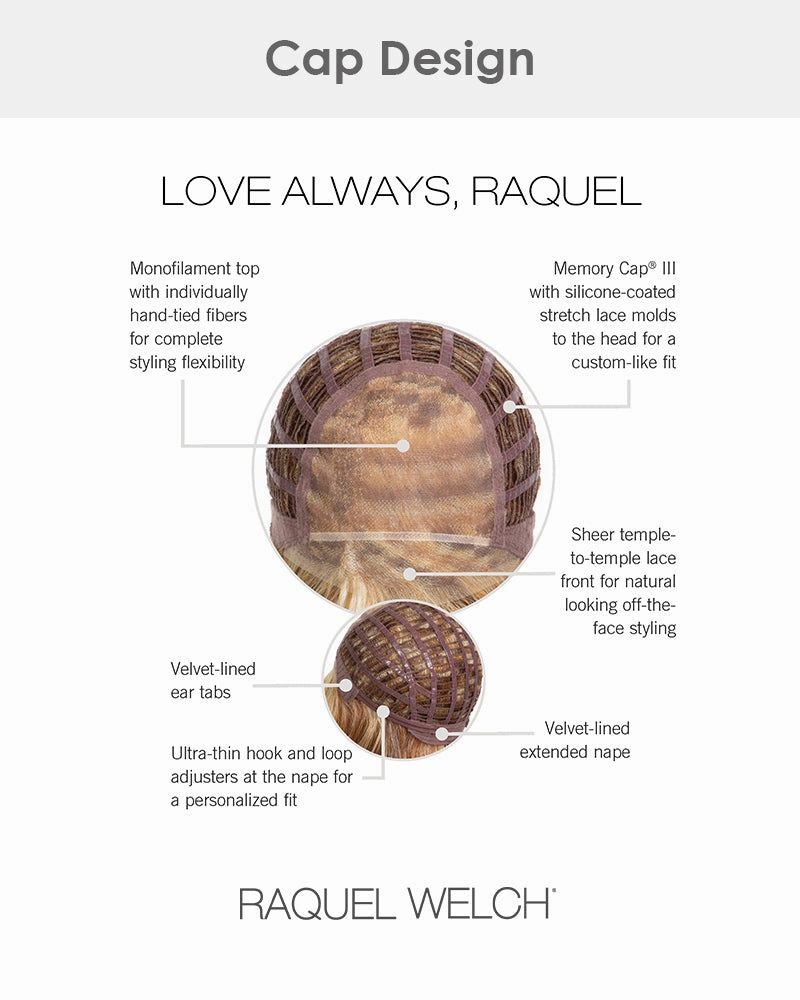 Accessories_Raquel Welch_Wigs Love Always Raquel | Lace Front & Monofilament Top Synthetic Wig by Raquel Welch