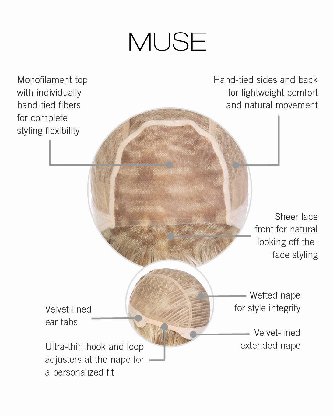 Accessories_Raquel Welch_Wigs Muse Wig by Raquel Welch | Synthetic (100% Hand-Knotted Lace Front Mono Top)