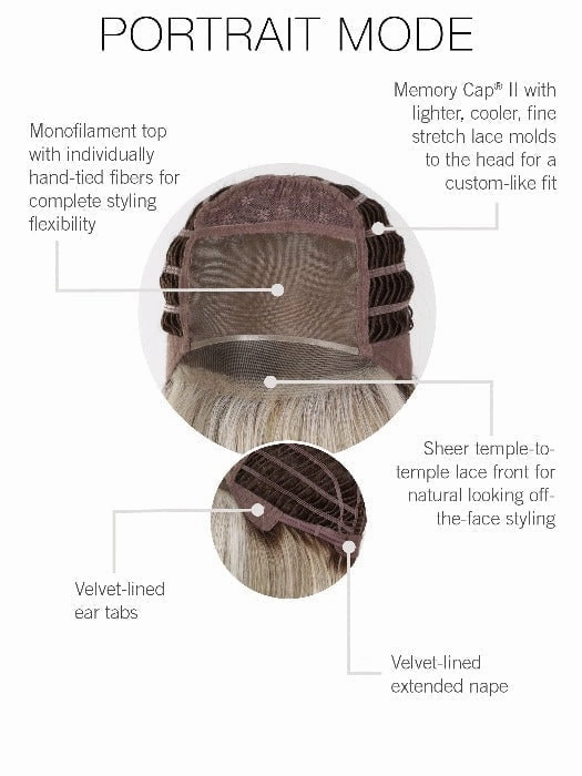 Accessories_Raquel Welch_Wigs Portrait Mode | Synthetic Lace Front Wig (Mono Top)