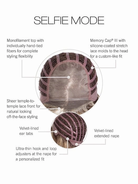 Accessories_Raquel Welch_Wigs Selfie Mode | Synthetic Lace Front Wig (Mono Top)