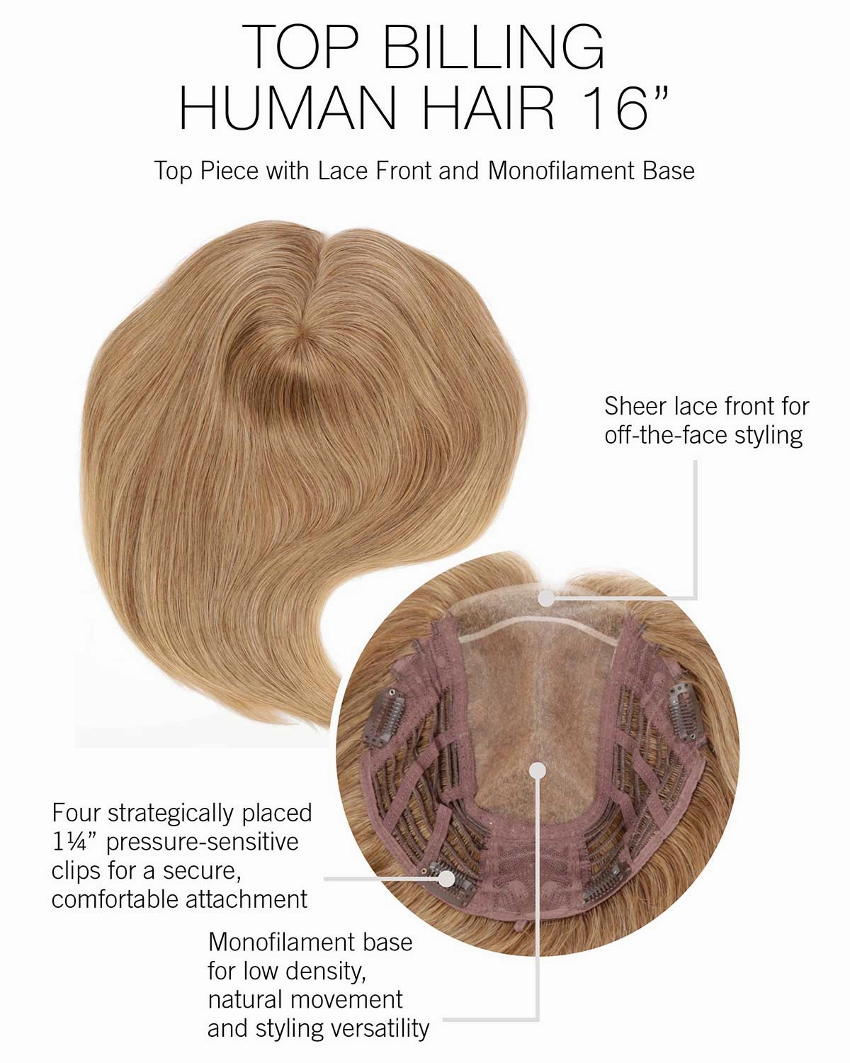 Accessories_Raquel Welch_Wigs Top Billing 16 | Lace Front & Monofilament Human Hair Wiglet by Raquel Welch