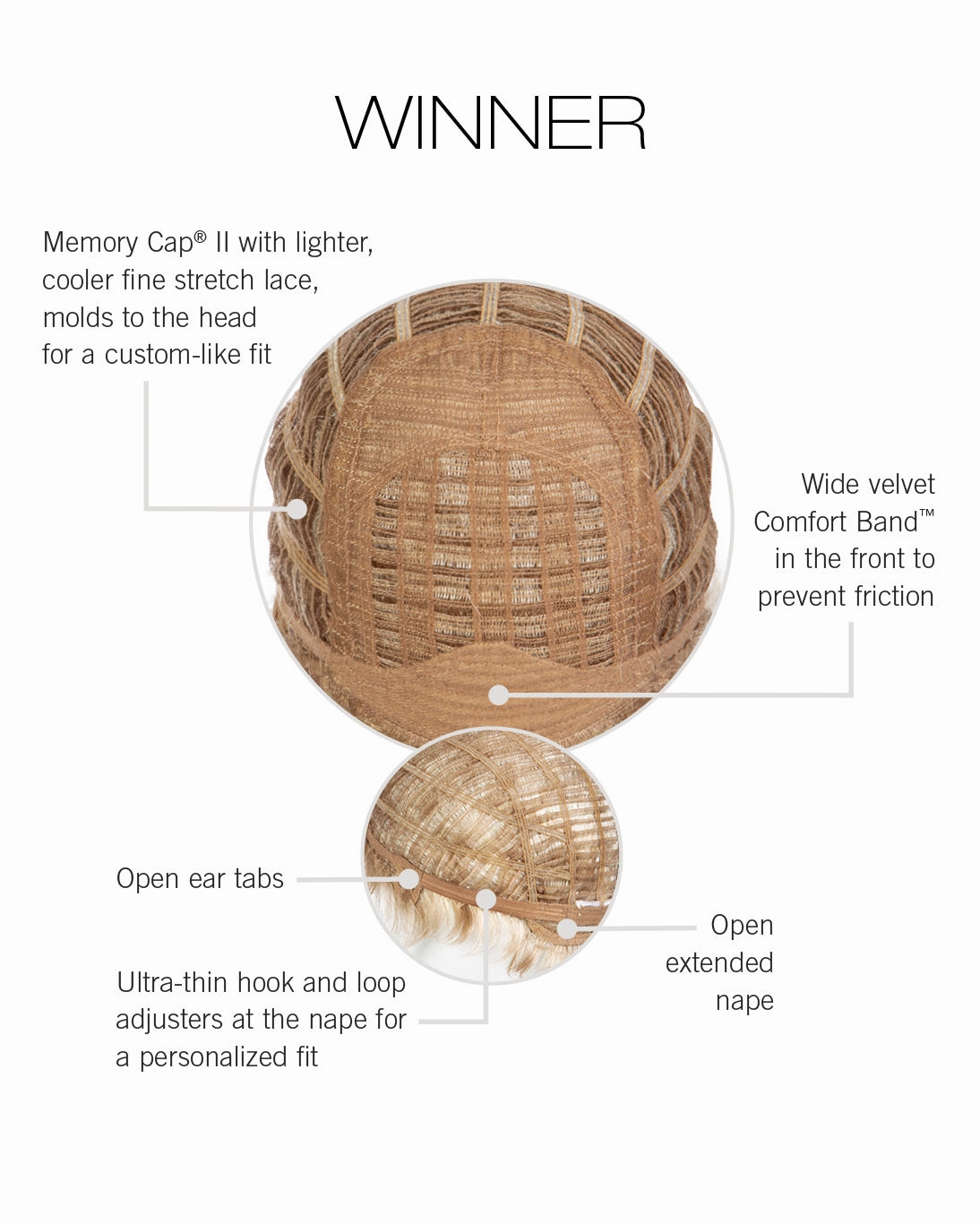Accessories_Raquel Welch_Wigs Winner Ultra Petite Wig by Raquel Welch | Synthetic (Basic Cap)