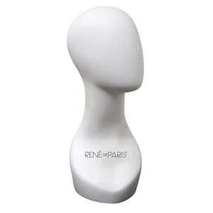 Accessories_Rene Of Paris_Wigs 18" White Mannequin w/ Logo by Rene of Paris