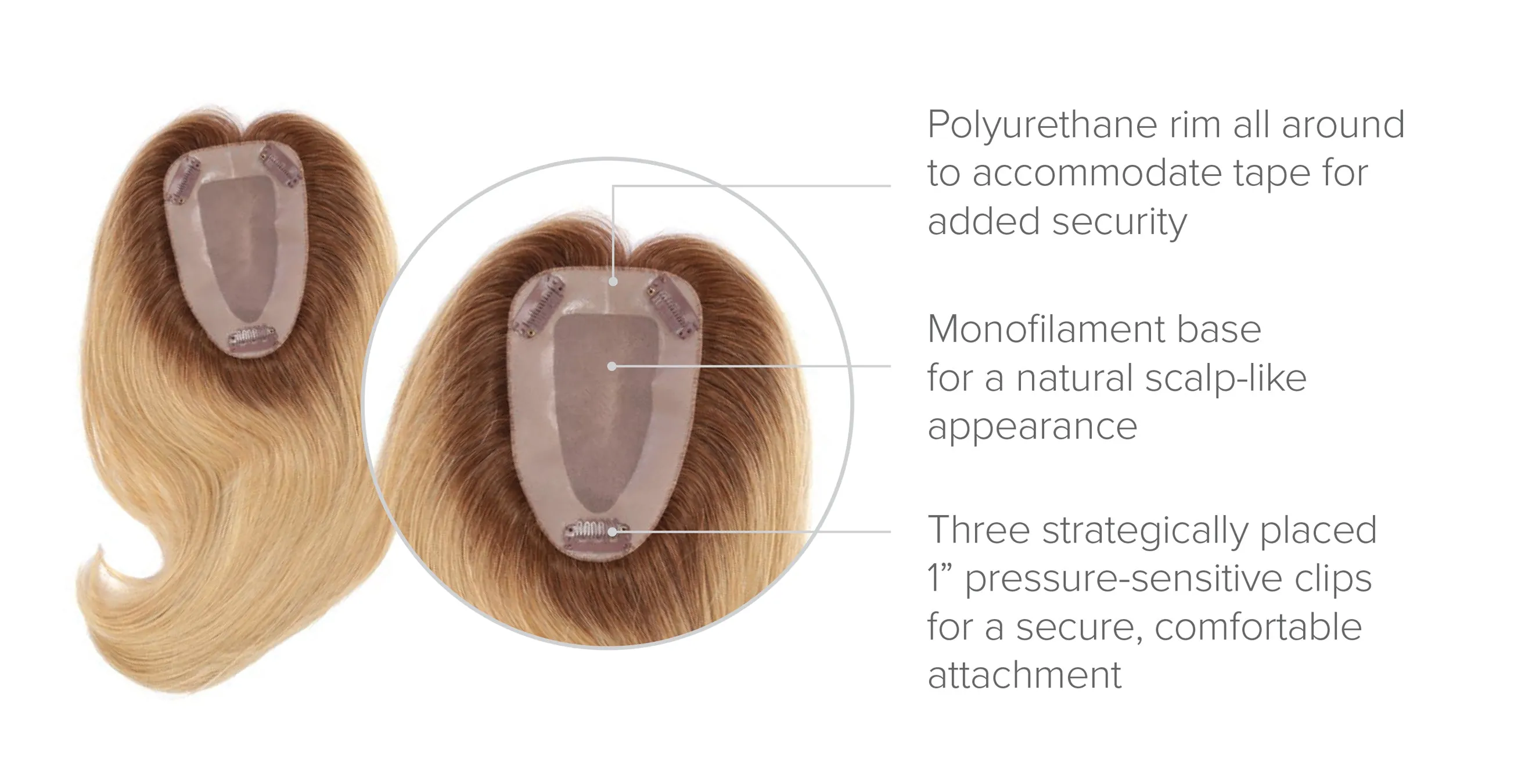 Accessories_Rene Of Paris_Wigs Charmed Life Topper by Raquel Welch | Human Hair Hair
