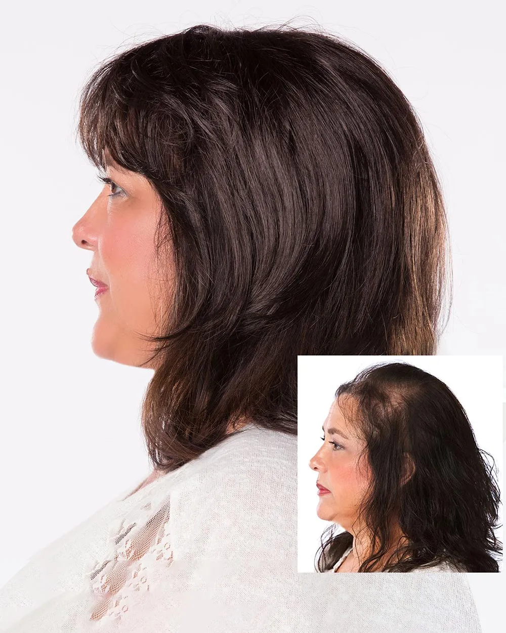 Accessories_Toni Brattin_Wigs Faux Filler Ultimate Straight Topper HF | Synthetic Hair Wiglet by Toni Brattin