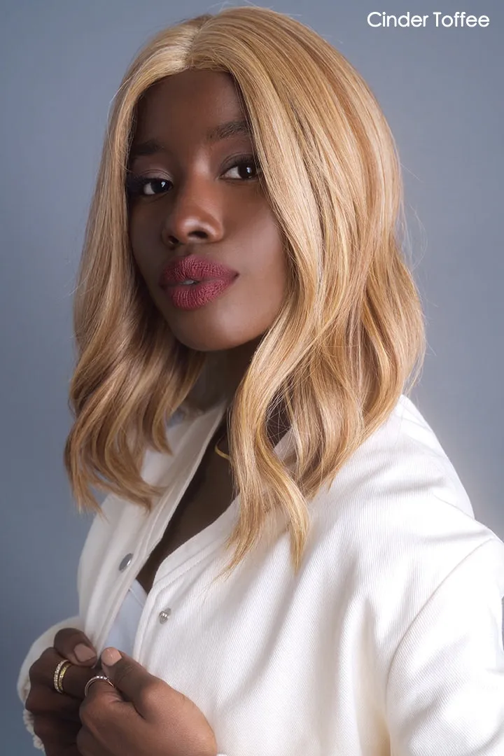 Accessories_Toni Brattin_Wigs High Heat Mid Wavy Topper by Rene of Paris | Heat Friendly Synthetic Hair