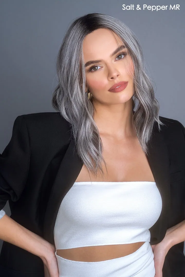 Accessories_Toni Brattin_Wigs High Heat Mid Wavy Topper by Rene of Paris | Heat Friendly Synthetic Hair