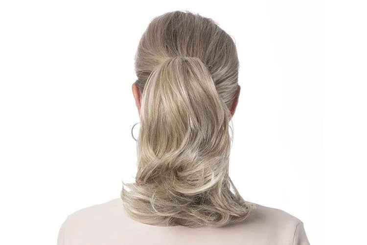Accessories_Toni Brattin_Wigs Layered Flip Pony Hairpiece by Toni Brattin | Heat Friendly Synthetic Ponytail (Clip-In) | Clearance Sale Open Box (Unworn - Like New)