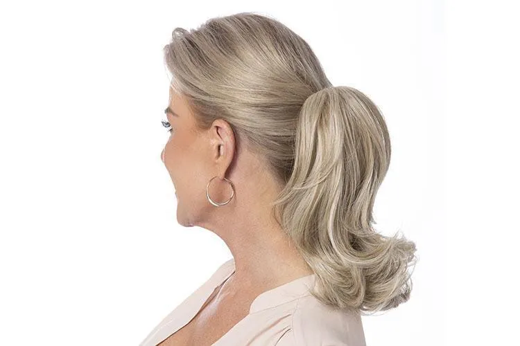 Accessories_Toni Brattin_Wigs Layered Flip Pony Hairpiece by Toni Brattin | Heat Friendly Synthetic Ponytail (Clip-In) | Clearance Sale Open Box (Unworn - Like New)
