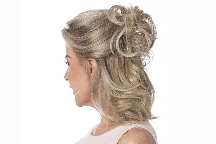 Accessories_Toni Brattin_Wigs Petite Pouf Hairpiece by Toni Brattin | Heat Friendly Synthetic Ponytail (Hair Wrap ) | Clearance Sale Open Box (Unworn - Like New)