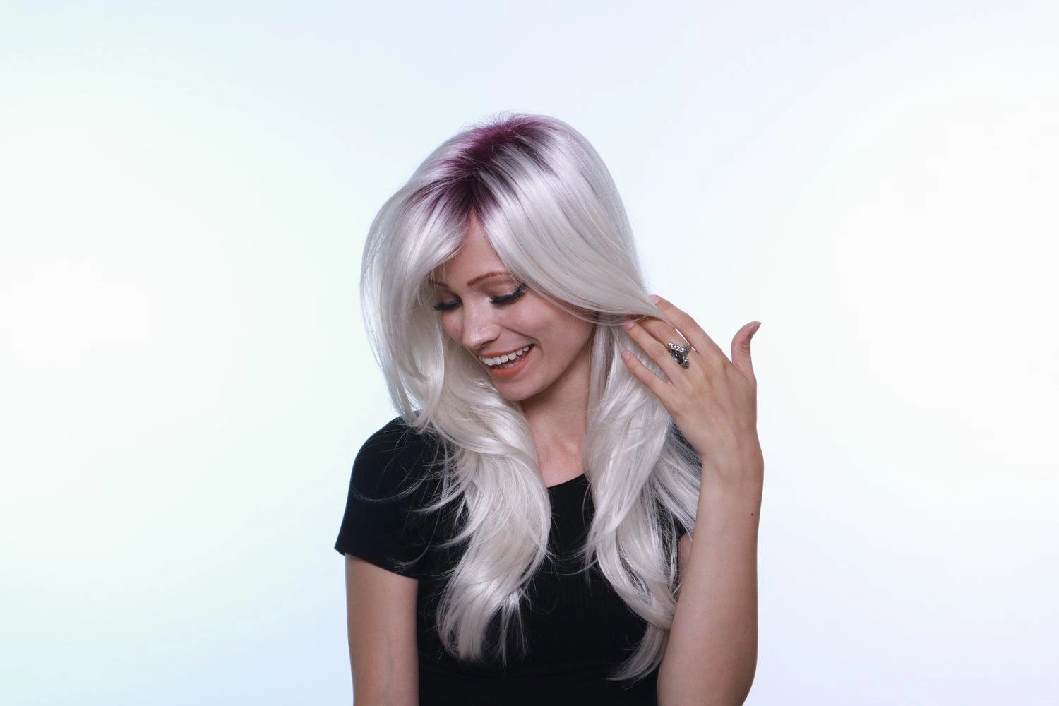 Angelica Partial Mono Wig by Noriko | Synthetic (Traditional Cap)