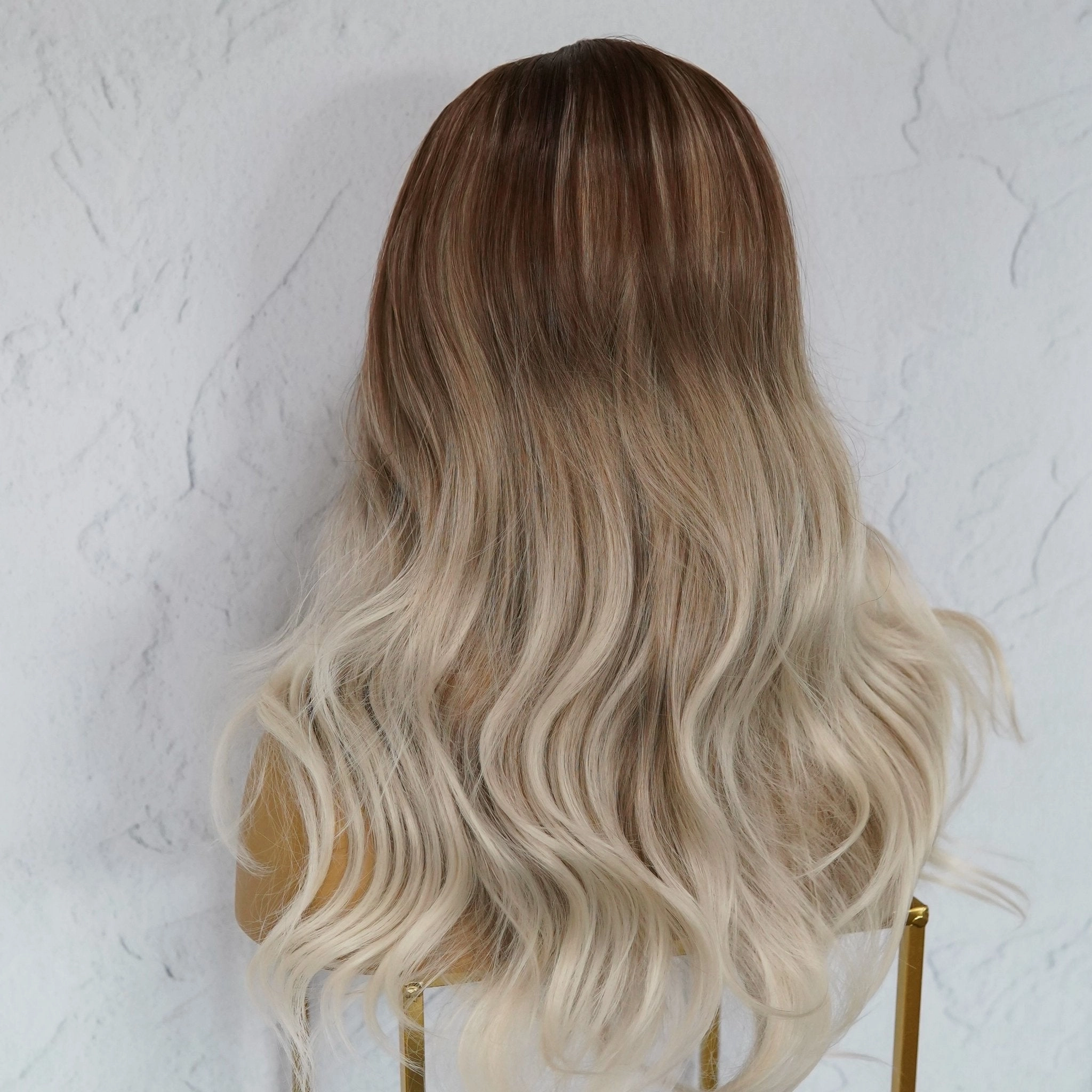 ANGELINA Ombre Blonde Lace Front Wig