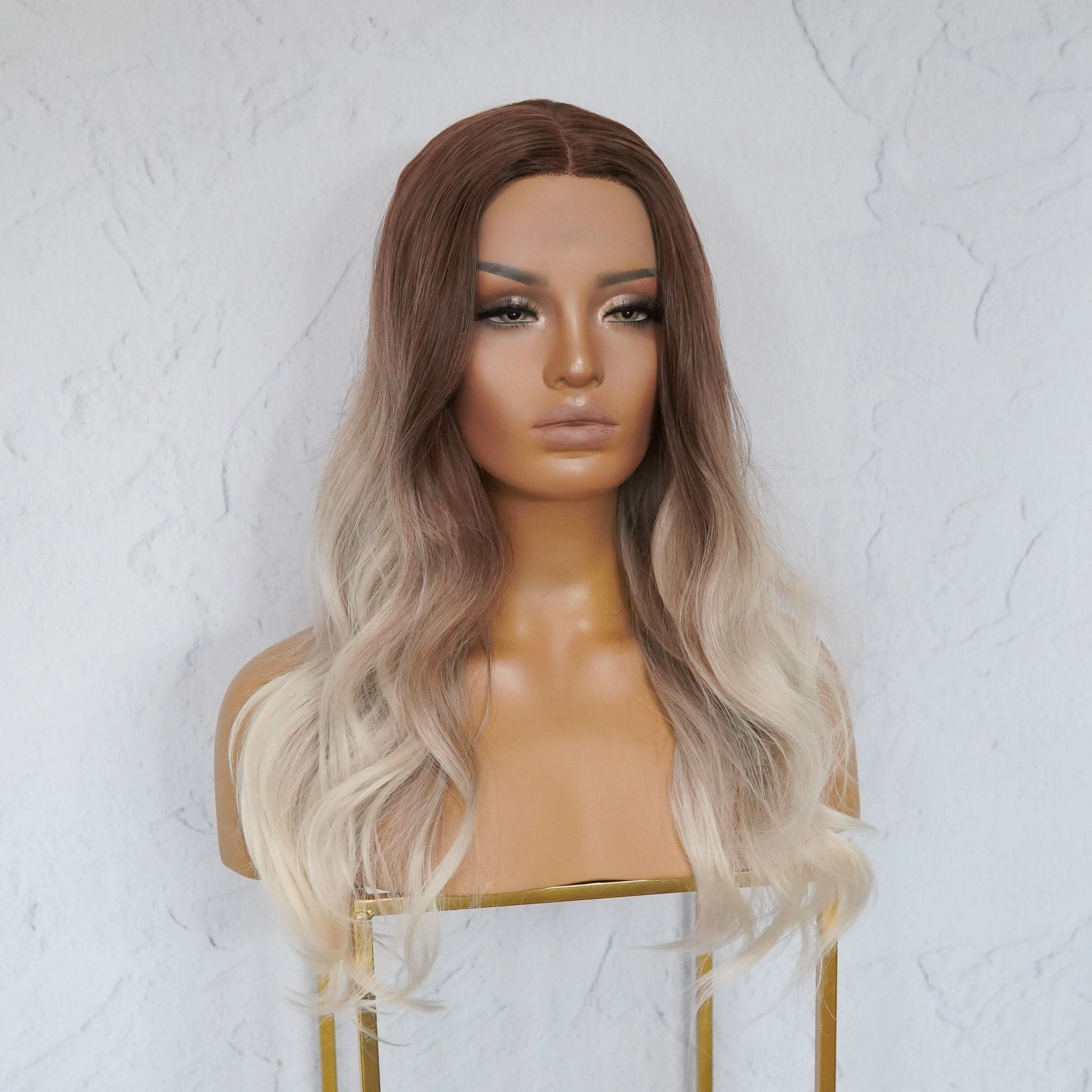 ANGELINA Ombre Blonde Lace Front Wig