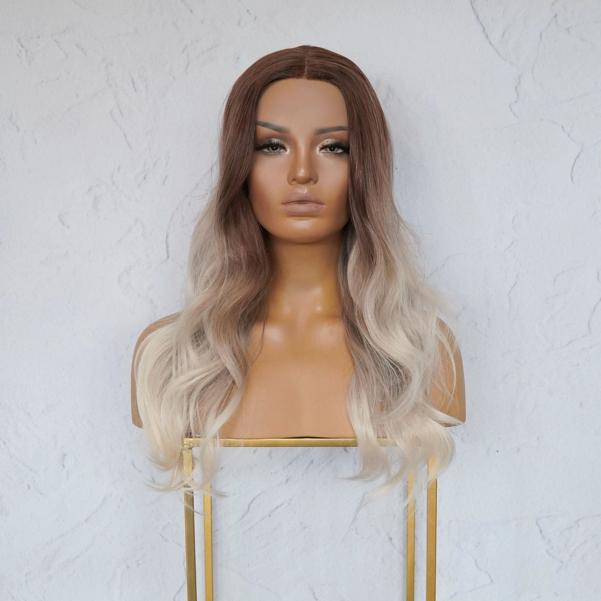 ANGELINA Ombre Blonde Lace Front Wig