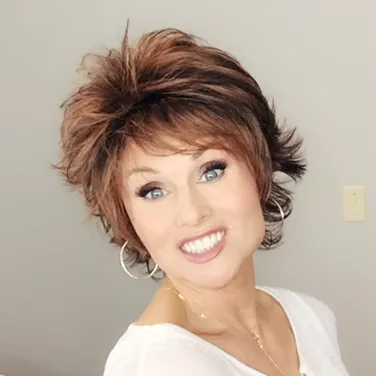Aria Wig by Envy | Human Hair/Heat Friendly Synthetic Blend Hair | Average Cap