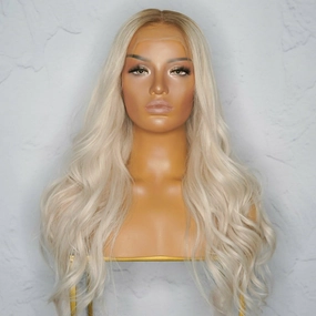 AVALON Blonde Human Hair Lace Front Wig