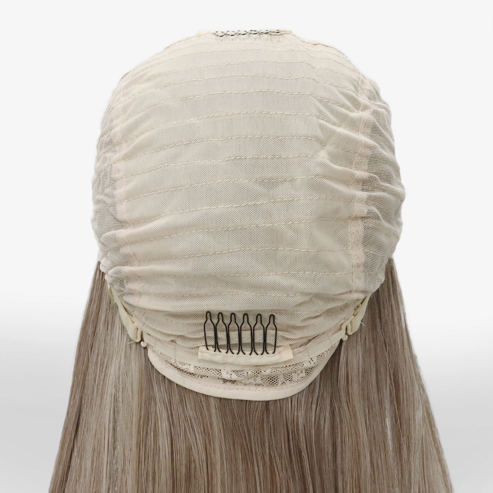 Brenda Collection Lowest density collection straight style with 13*4 lace front wigs silver mist & bubble tea & dark brown