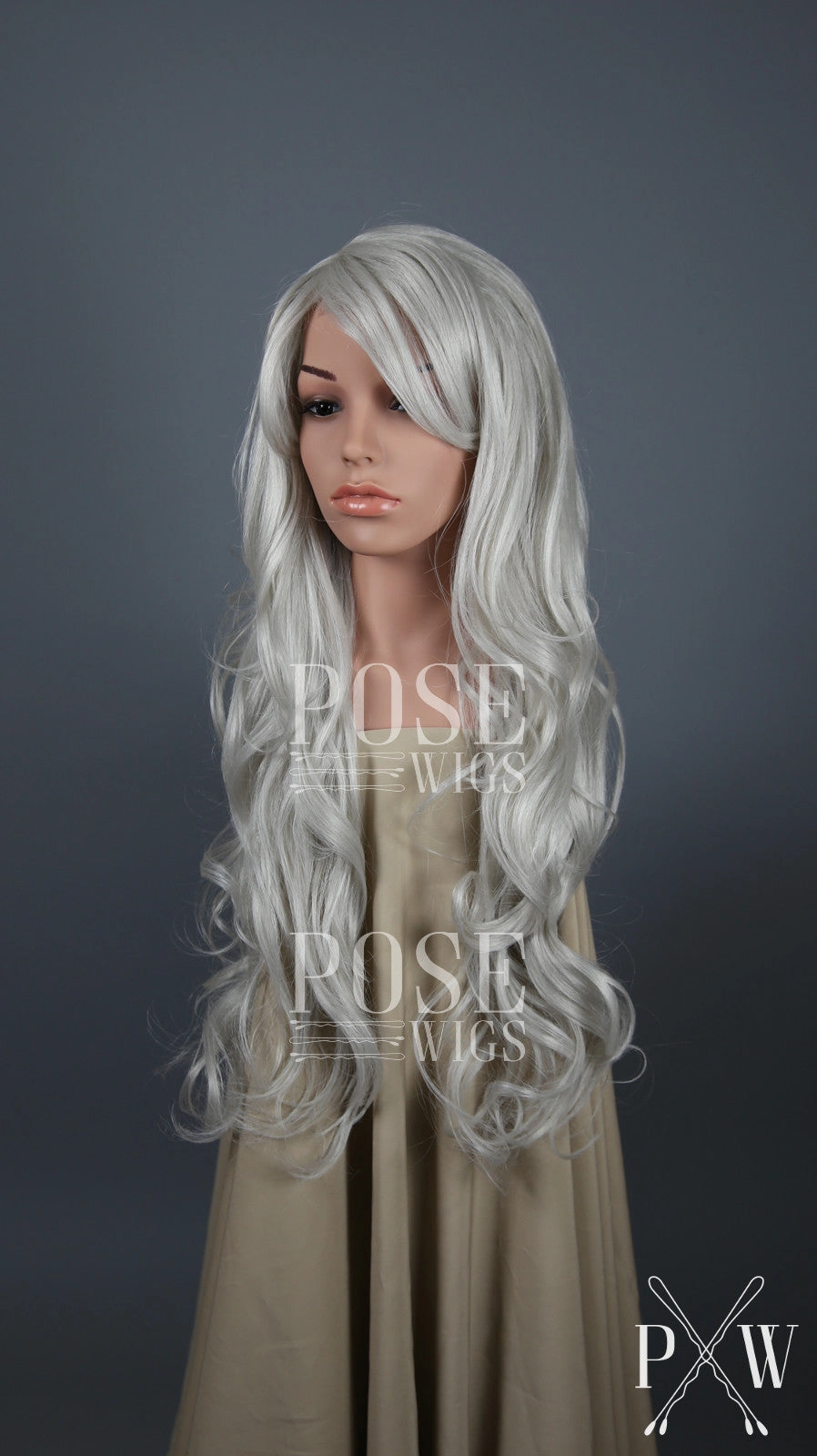 Bridgette True Grey - Hard Front Wig