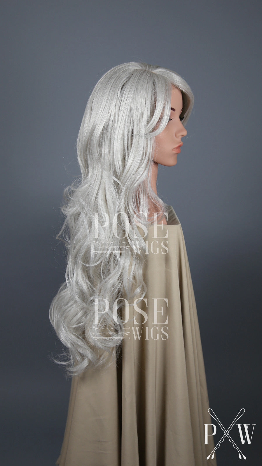 Bridgette True Grey - Hard Front Wig