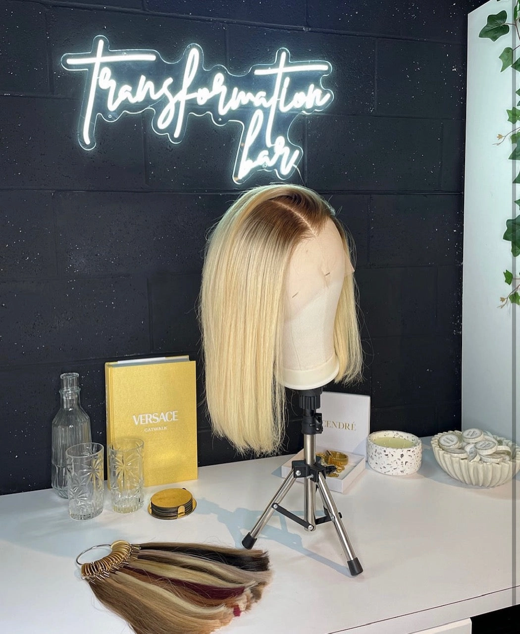 BRONTE Blonde Human Hair Lace Front Wig