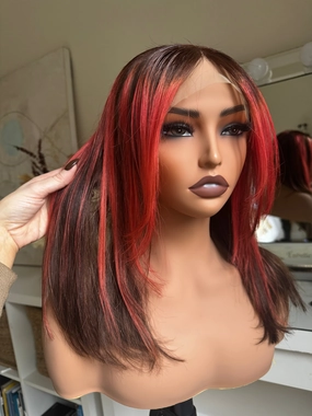 CAMERON 13x4 Human Hair Lace Front Wig **READY TO SHIP**