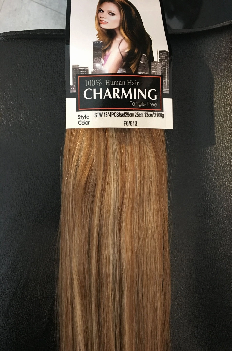 Charming Human Hair Extension - 4 pcs pack