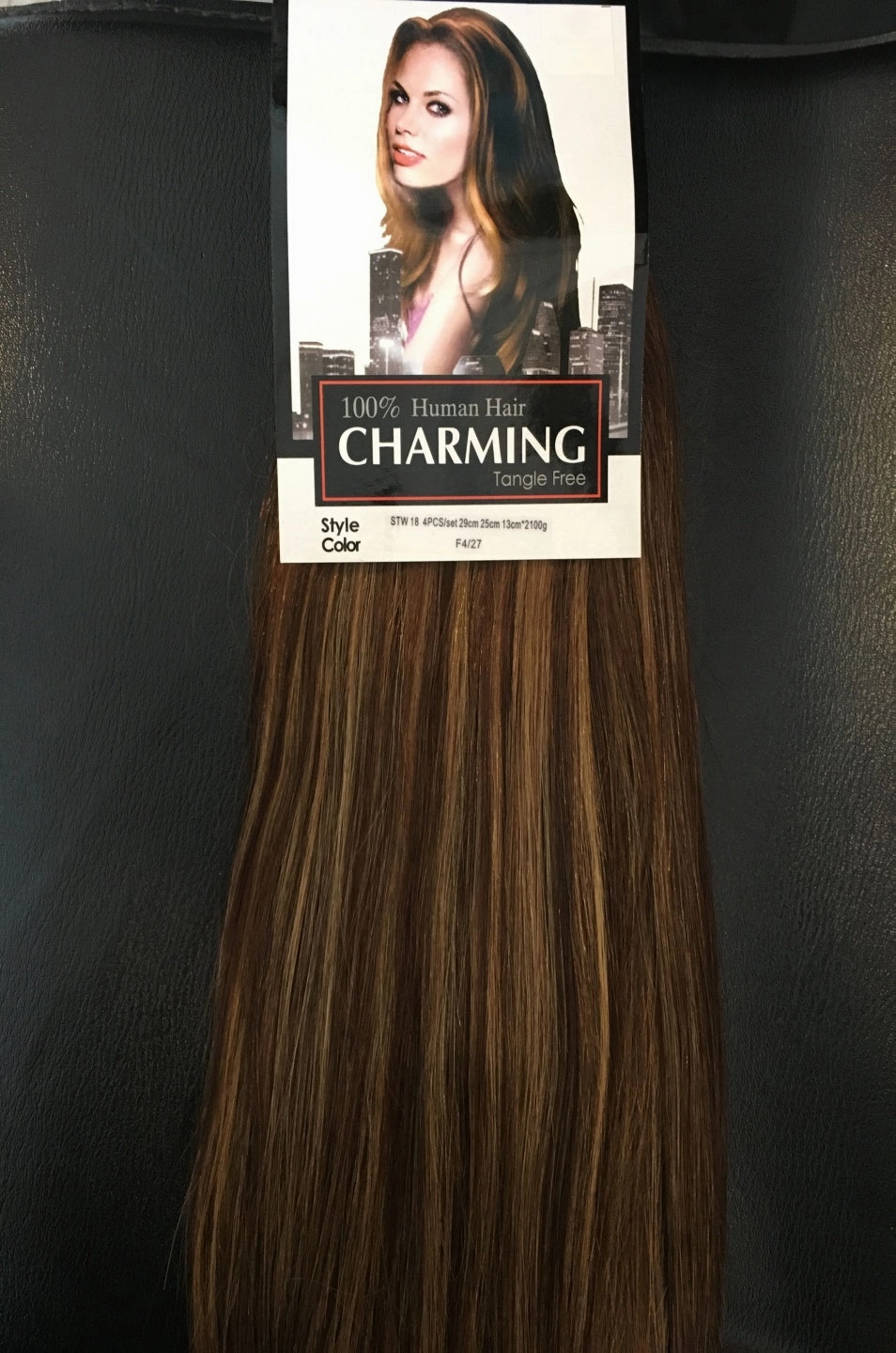 Charming Human Hair Extension - 4 pcs pack