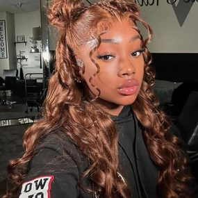 Chestnut Brown Body Wave 13x4/4x4 HD Lace Wig Colored 100% Virgin Hunam Hair Wigs-Geeta hair