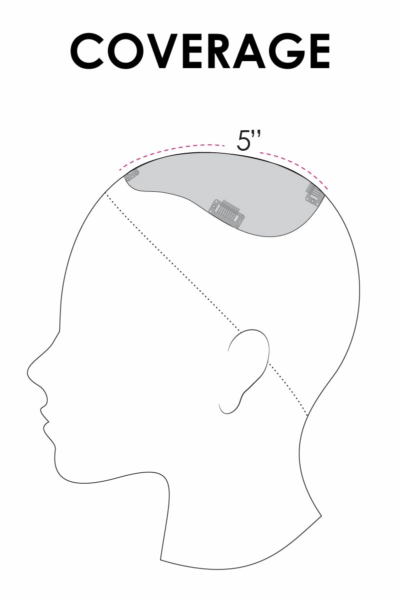 easiPart HH XL 18" Topper by Jon Renau | Remy Human Hair