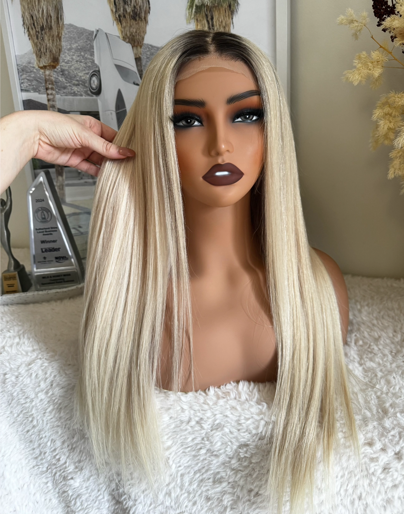 ELLA MAE Human Hair Lace Front Wig ** READY TO SHIP **