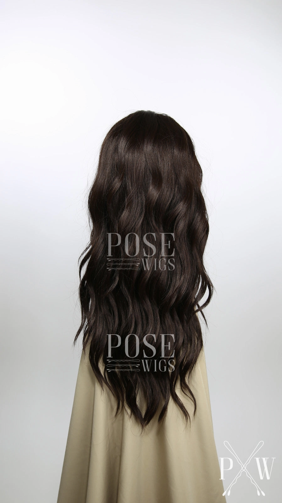 Fantasia Dark Chocolate - Hard Front Wig