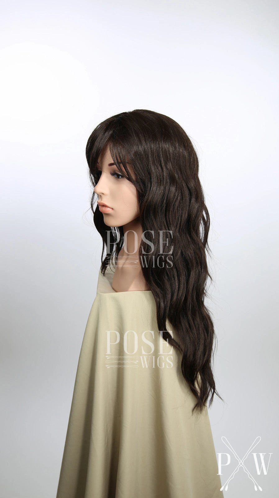 Fantasia Dark Chocolate - Hard Front Wig