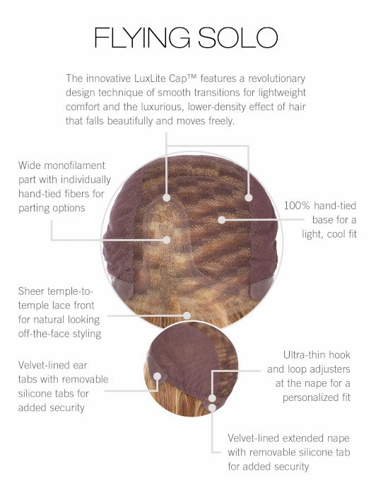 Flying Solo Wig by Raquel Welch | Sheer Luxury Collection | Heat Friendly Synthetic