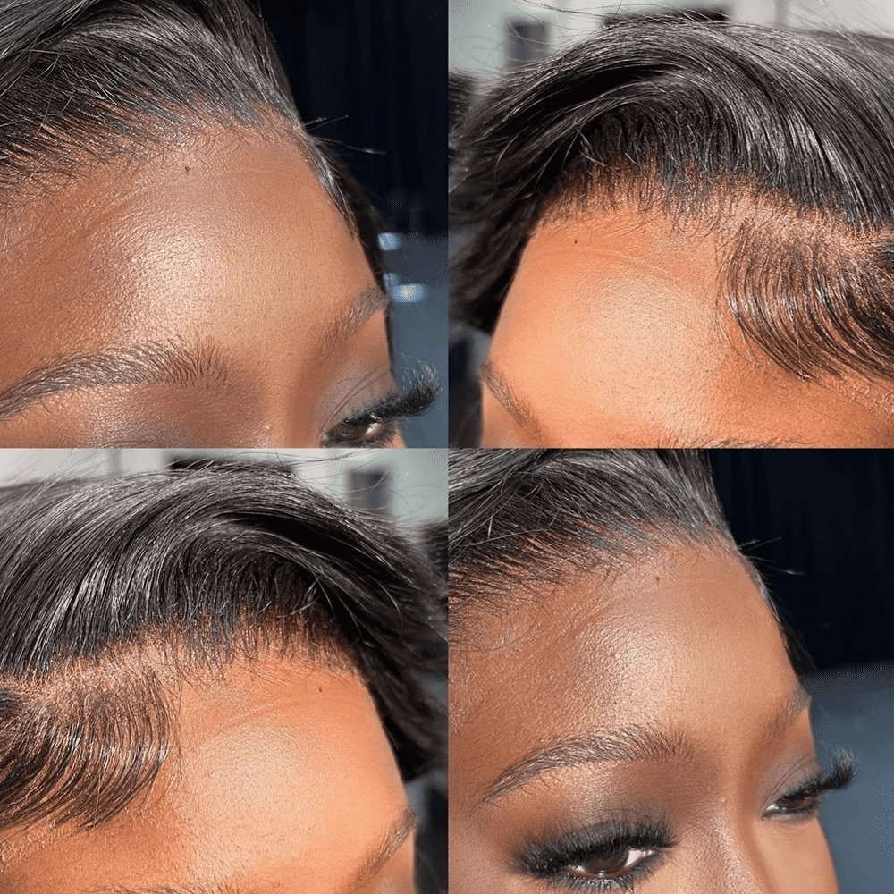 Geetahair Upgrade HD Lace Layered Straight Wig Crystal Clear Lace Human Hair Wigs With Pre Plucked Natural Hairline