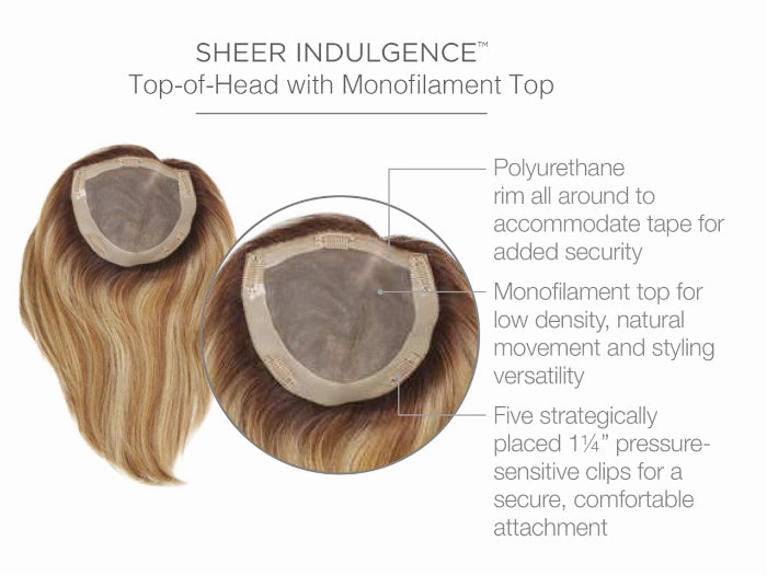 Gilded 12" Topper by Raquel Welch | Topper | Human Hair