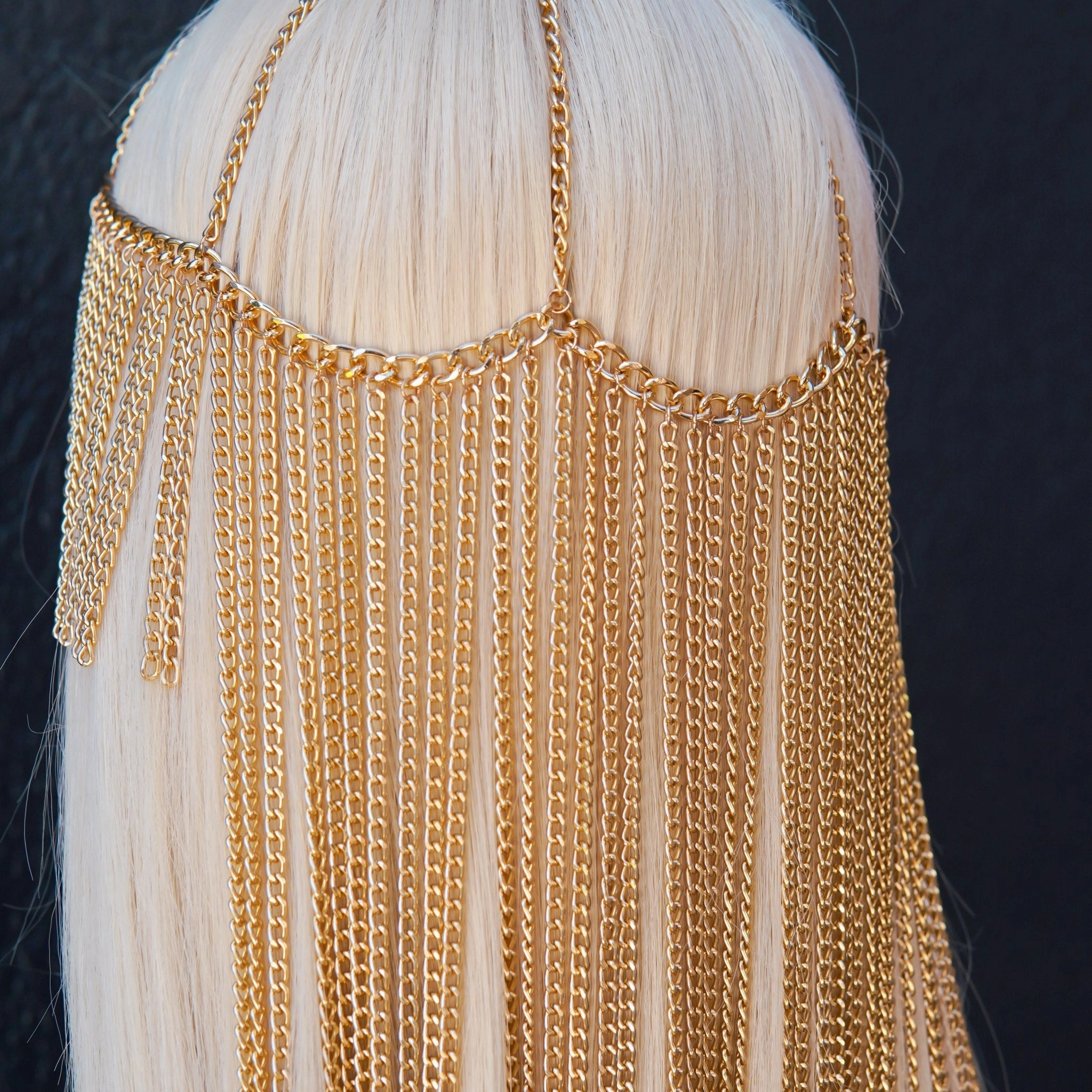 Gold Chain Headpiece